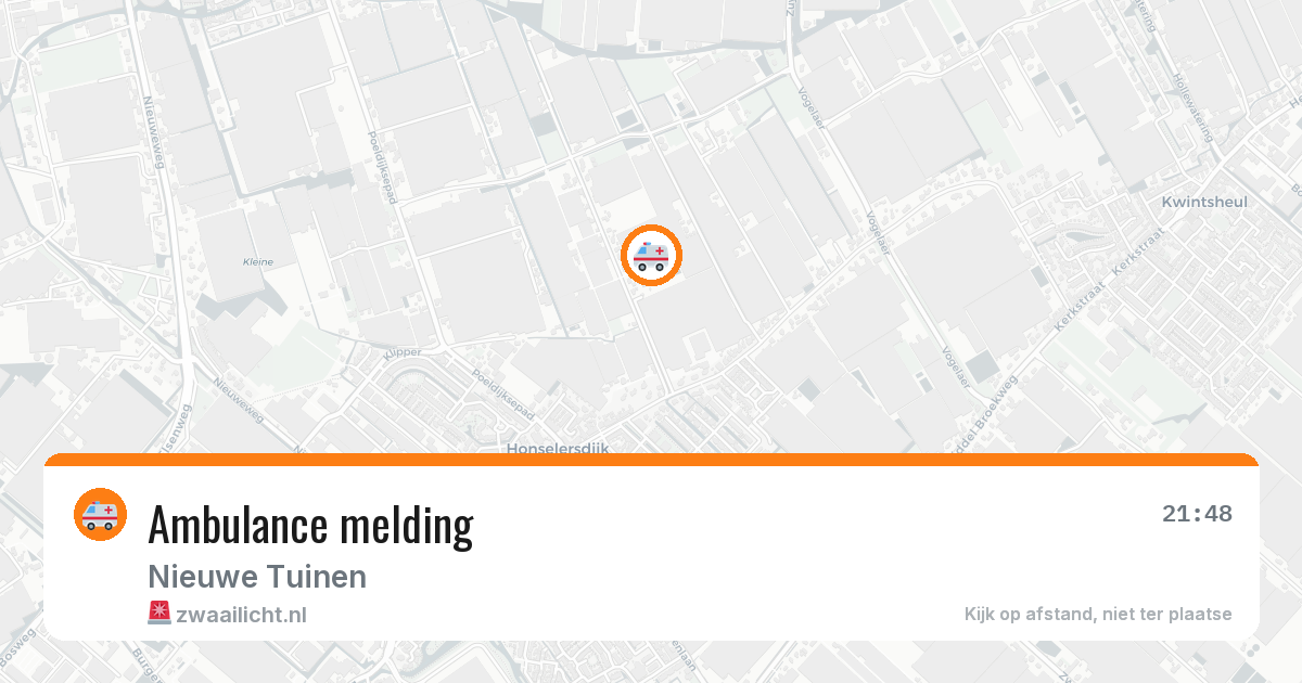 Ambulance melding — 8 mei 2026
