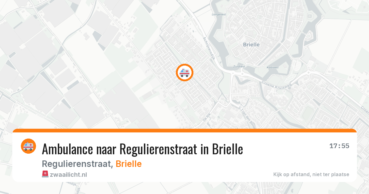 Ambulance naar Regulierenstraat in Brielle — 31 mei 2026