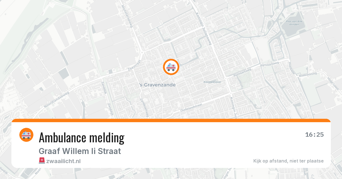 Ambulance melding — 1 apr 2026
