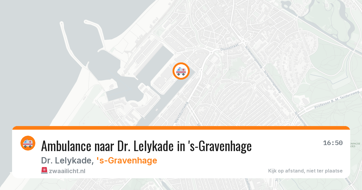 Ambulance naar Dr. Lelykade in 's-Gravenhage — 10 jun 2026