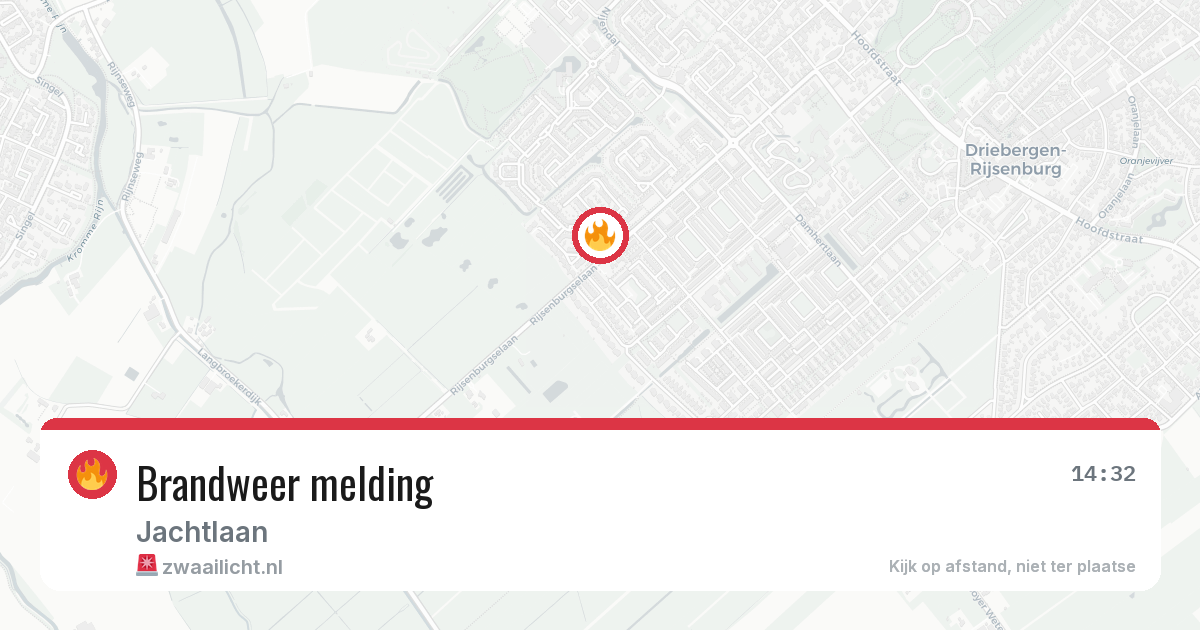 Brandweer melding — 3 jul 2026