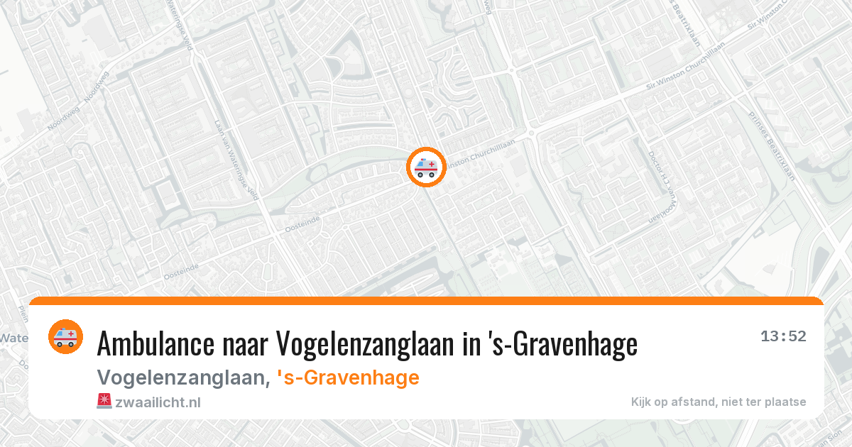 Ambulance naar Vogelenzanglaan in 's-Gravenhage — 17 jun 2026