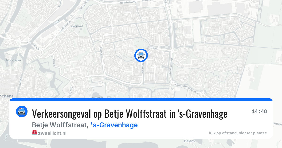 Verkeersongeval op Betje Wolffstraat in 's-Gravenhage — 23 jan 2026