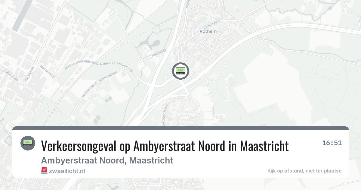 Verkeersongeval op Ambyerstraat Noord in Maastricht — 1 aug 2026