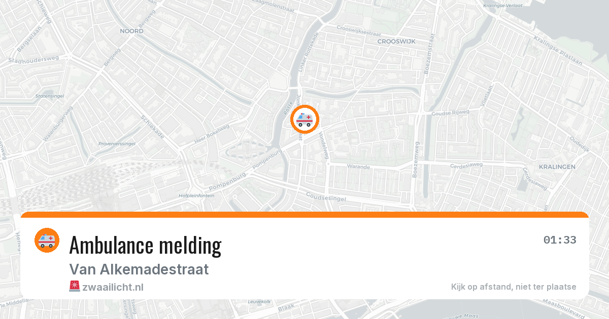Ambulance melding — 16 jul 2026