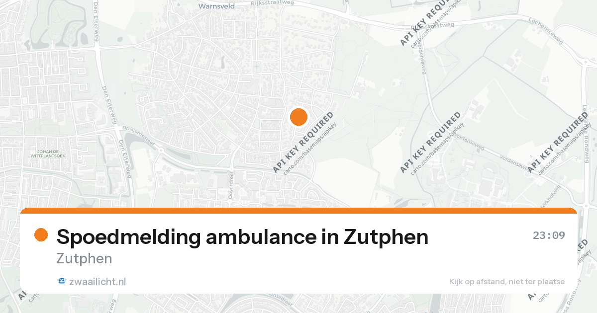 Spoedmelding ambulance in Zutphen — 25 aug 2026
