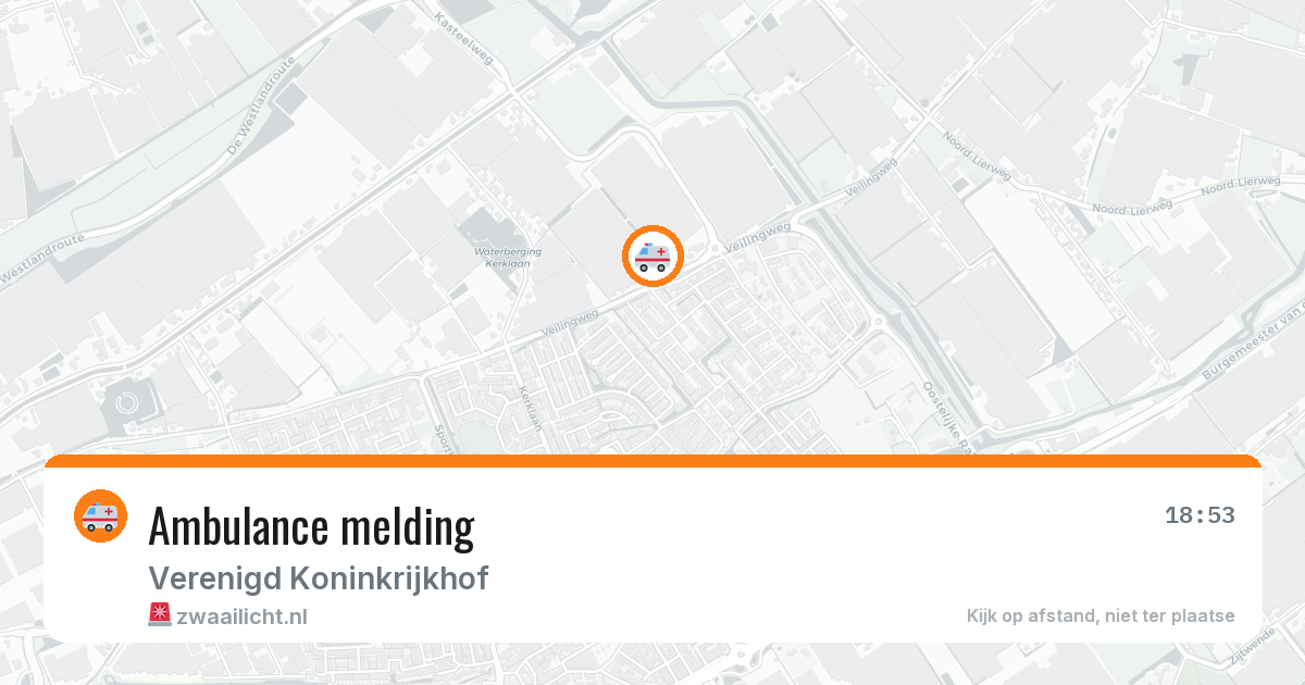 Ambulance melding — 23 jun 2026
