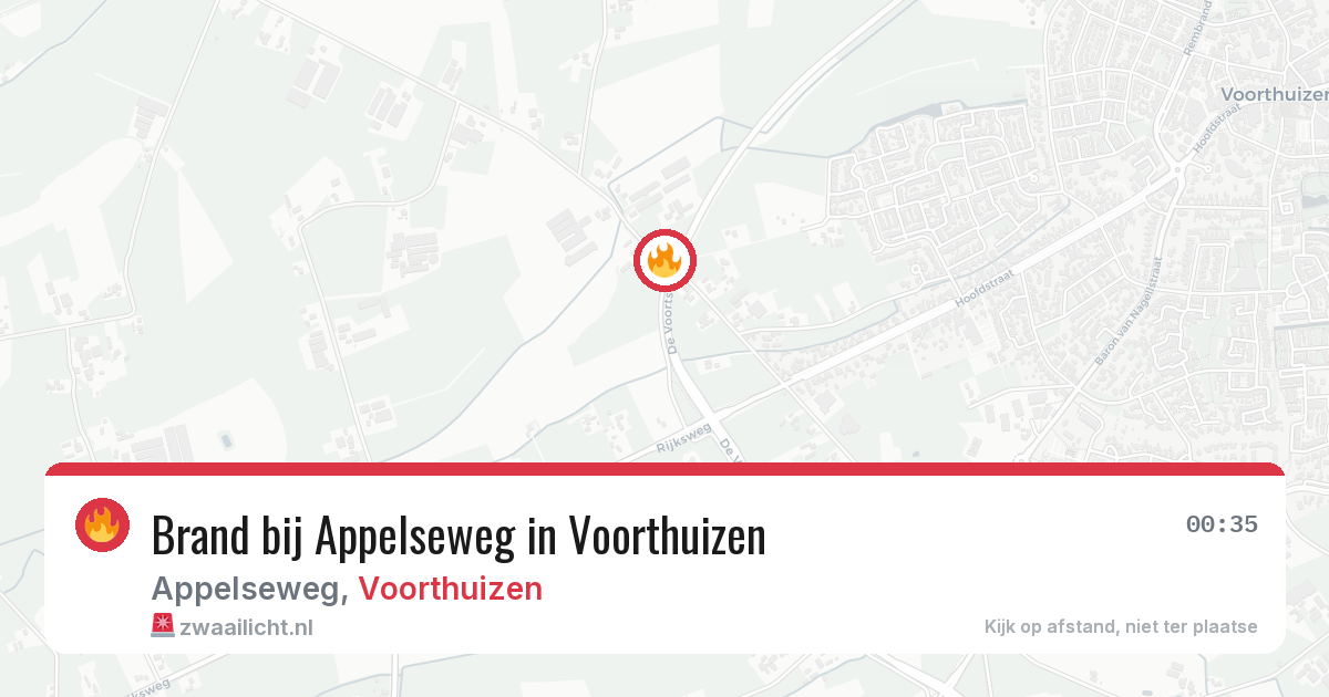 Brand bij Appelseweg in Voorthuizen — 19 jun 2026