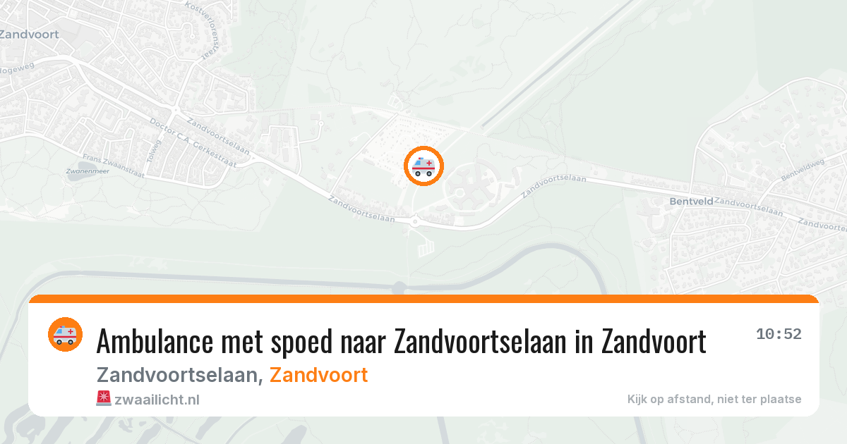 Ambulance met spoed naar Zandvoortselaan in Zandvoort — 6 jun 2026