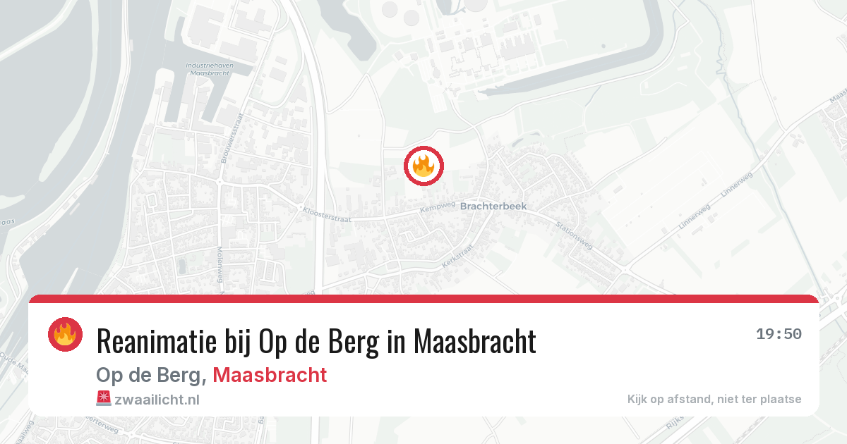 Reanimatie bij Op de Berg in Maasbracht — 23 mei 2026