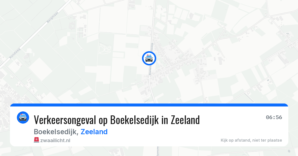 Verkeersongeval op Boekelsedijk in Zeeland — 5 jul 2026