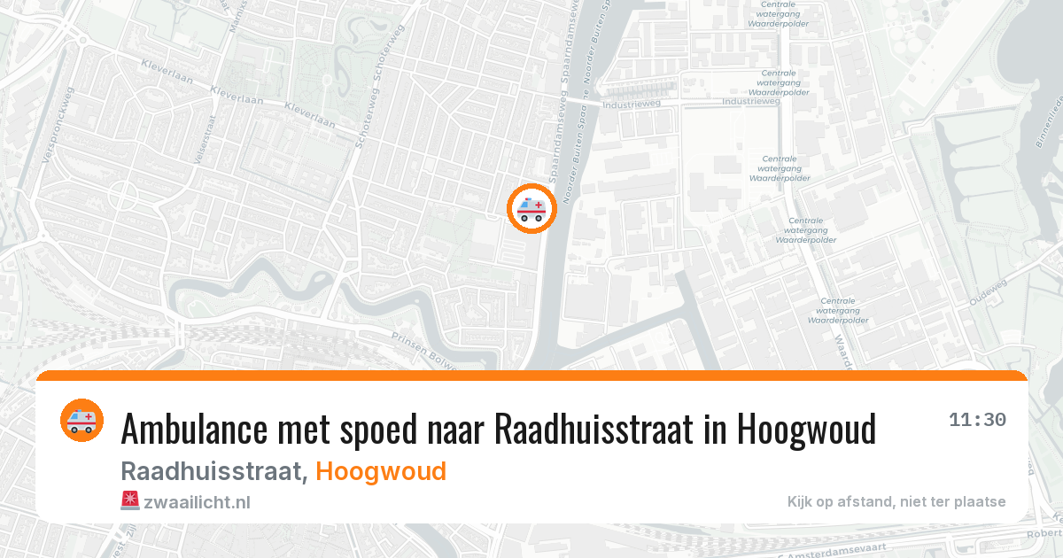 Ambulance met spoed naar Raadhuisstraat in Hoogwoud — 27 jan 2026