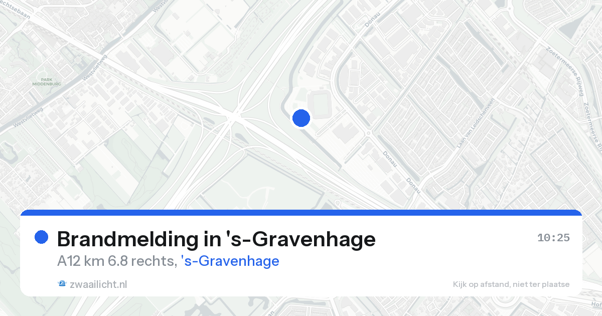 Brandmelding in 's-Gravenhage — 18 aug 2026