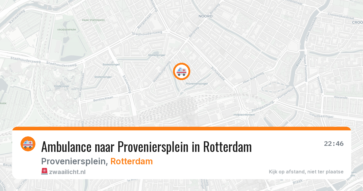 Ambulance naar Proveniersplein in Rotterdam — 12 feb 2026