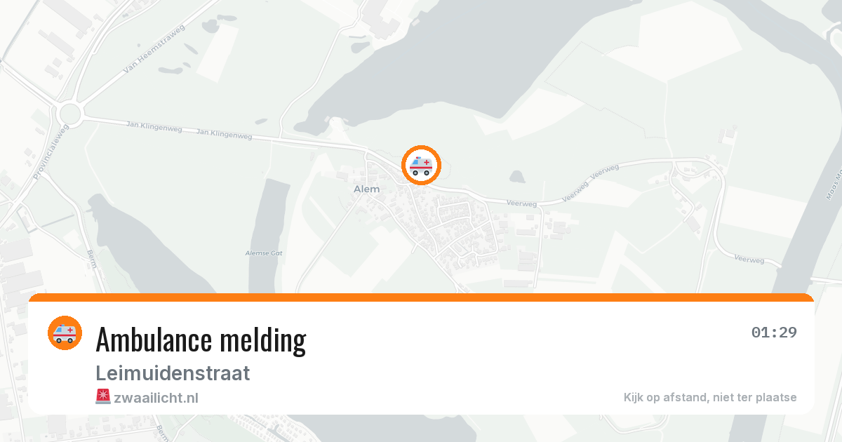 Ambulance melding — 22 jun 2026