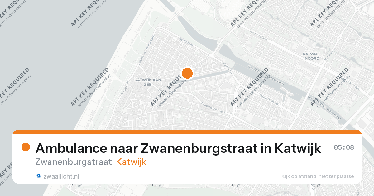 Ambulance naar Zwanenburgstraat in Katwijk — 25 jul 2026