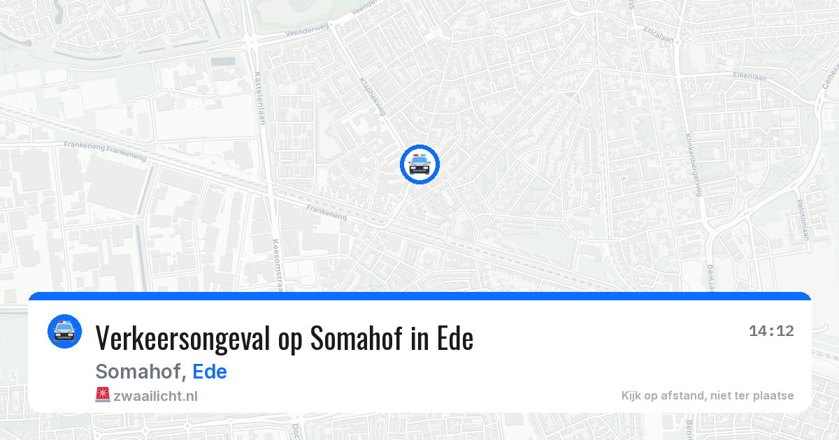 Verkeersongeval op Somahof in Ede — 11 mei 2026