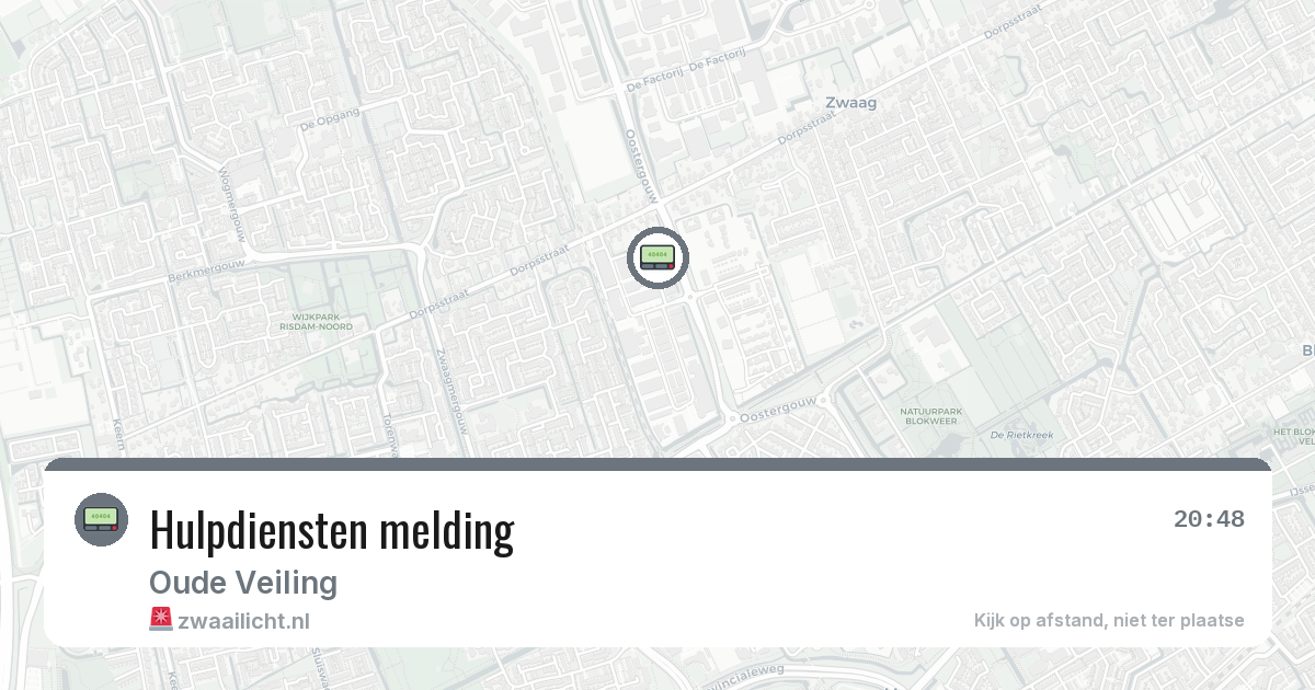 Hulpdiensten melding — 21 feb 2026