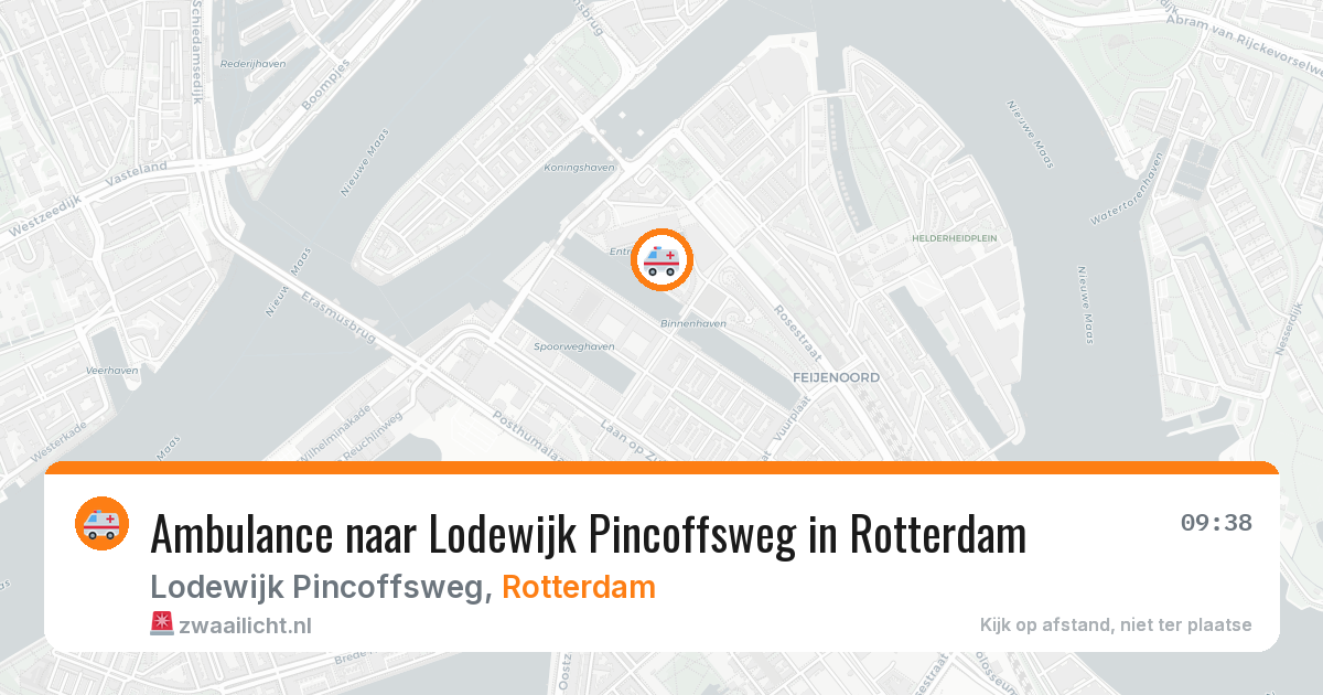 Ambulance naar Lodewijk Pincoffsweg in Rotterdam — 11 aug 2026