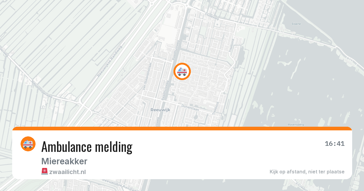 Ambulance melding — 25 apr 2026