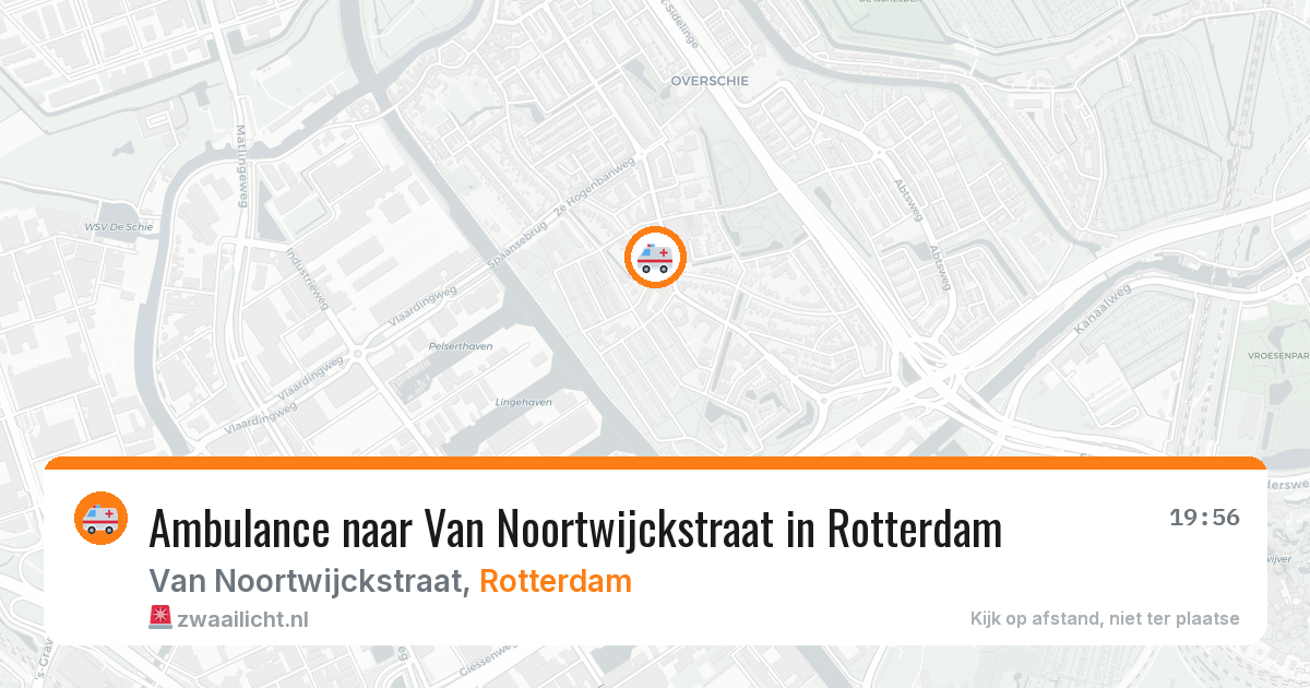 Ambulance naar Van Noortwijckstraat in Rotterdam — 19 jun 2026