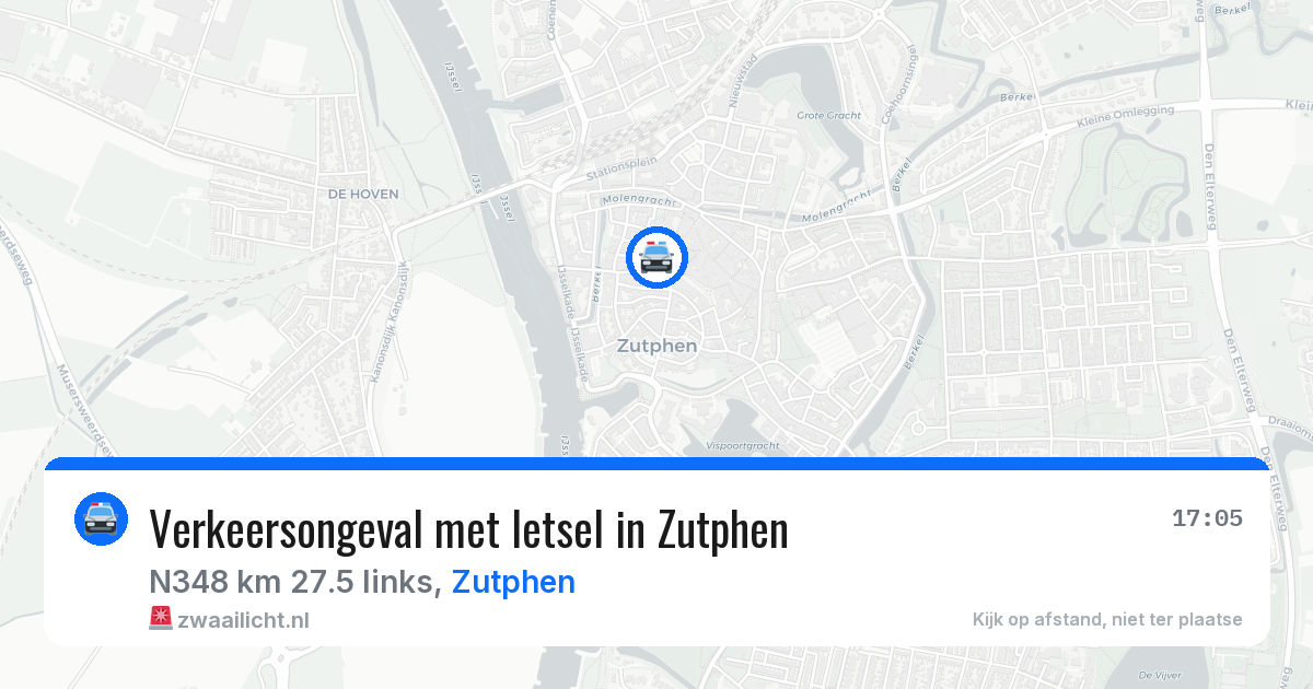 Verkeersongeval met letsel in Zutphen — 9 jun 2026