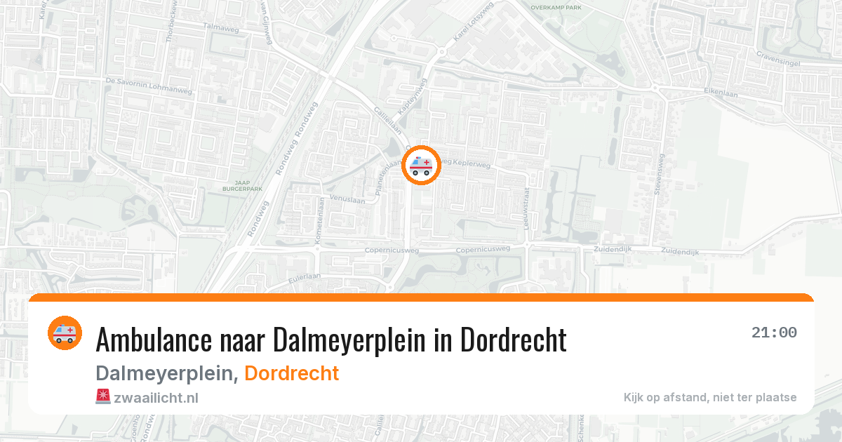 Ambulance naar Dalmeyerplein in Dordrecht — 5 mei 2026