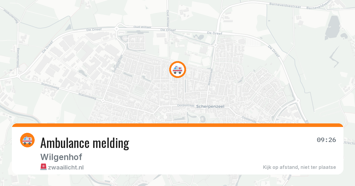 Ambulance melding — 30 jun 2026