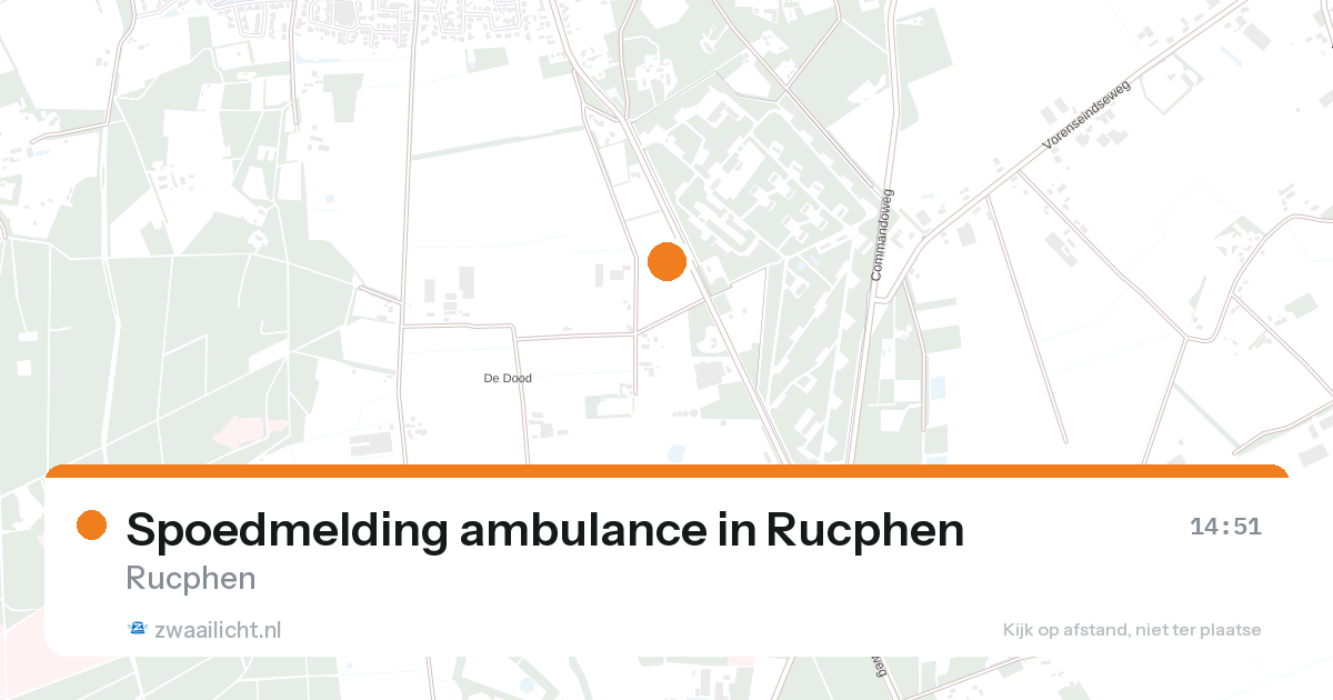 Spoedmelding ambulance in Rucphen — 30 jun 2026