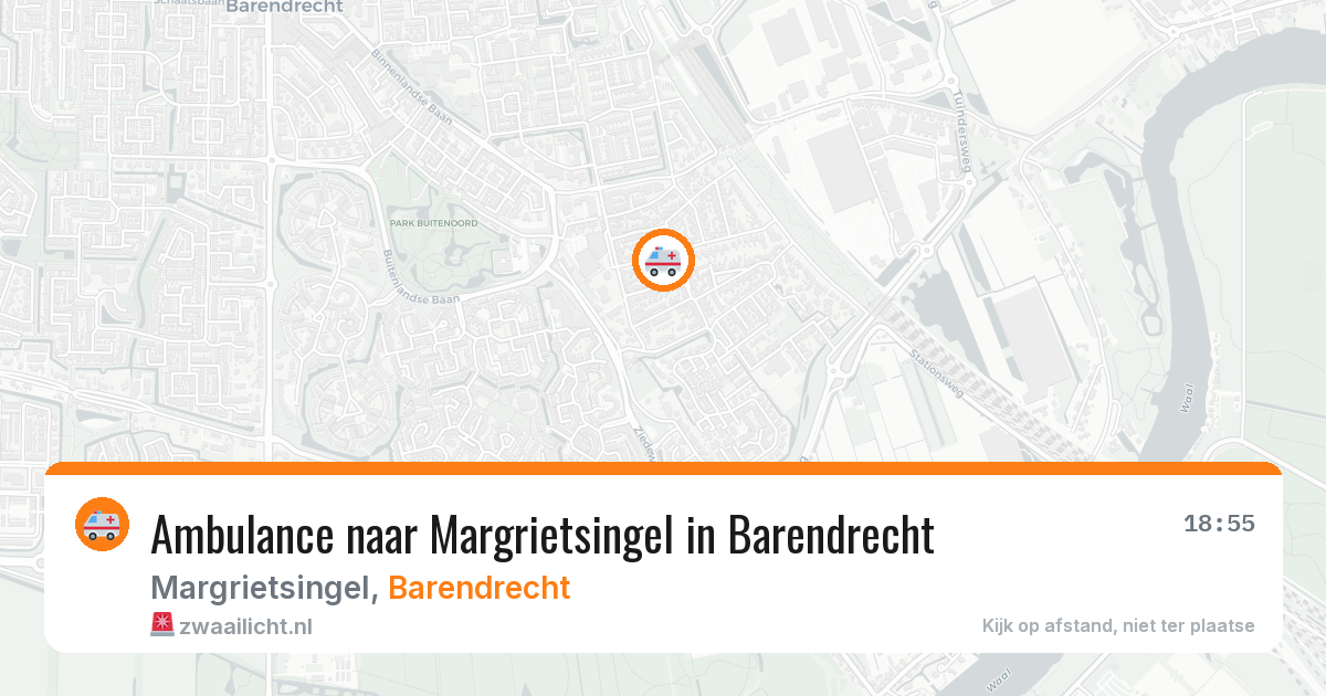 Ambulance naar Margrietsingel in Barendrecht — 14 aug 2026