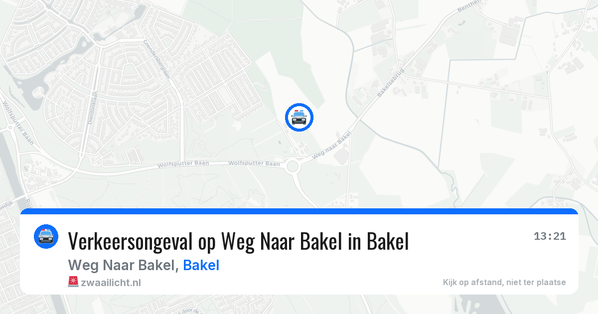 Verkeersongeval op Weg Naar Bakel in Bakel — 7 mei 2026