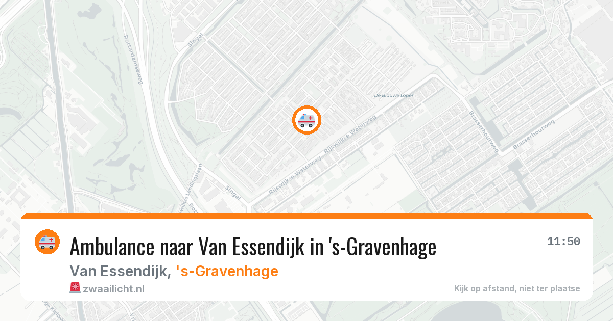 Ambulance naar Van Essendijk in 's-Gravenhage — 30 jan 2026