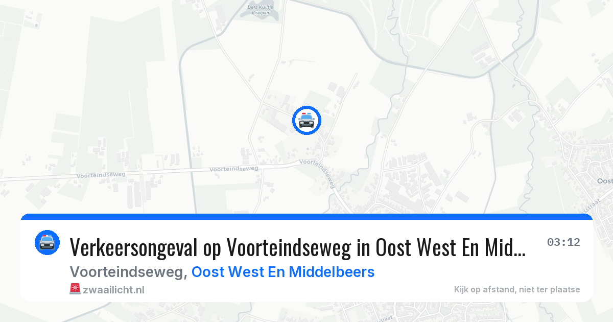 Verkeersongeval op Voorteindseweg in Oost West En Middelbeers — 24 mei 2026