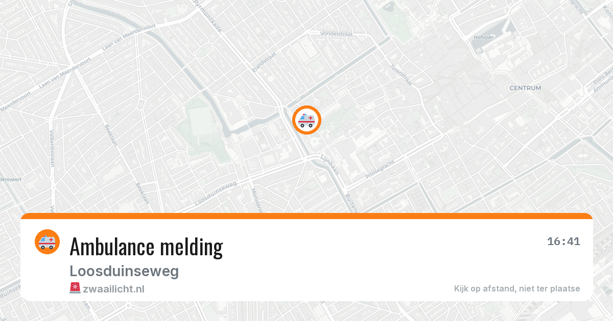 Ambulance melding — 6 jul 2026