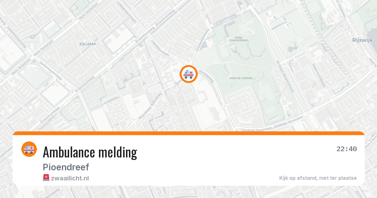 Ambulance melding — 20 jun 2026