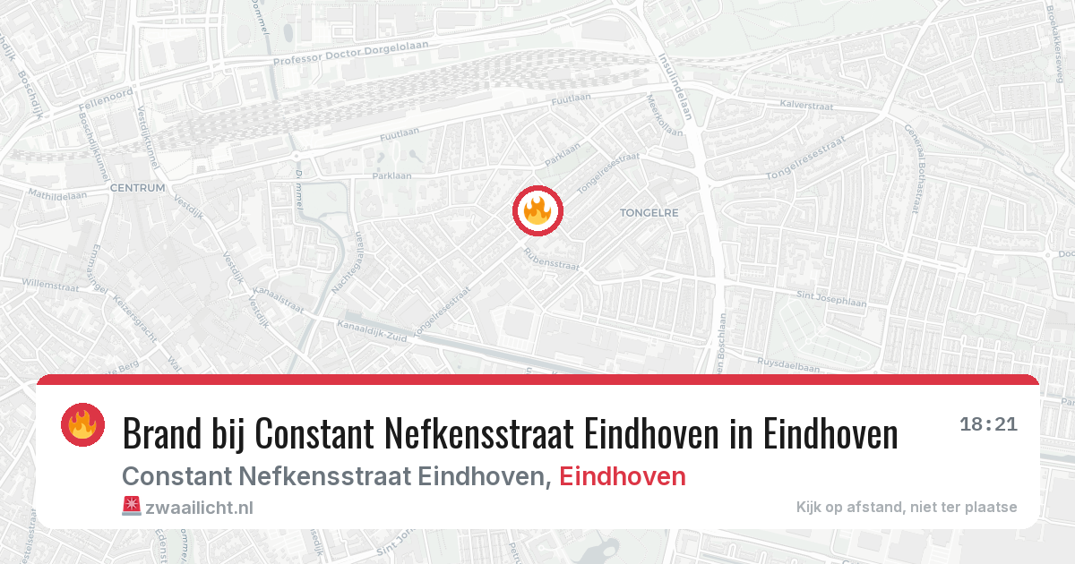 Brand bij Constant Nefkensstraat Eindhoven in Eindhoven — 4 mrt 2026