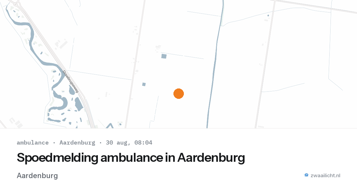 Spoedmelding ambulance in Aardenburg — 30 aug 2026