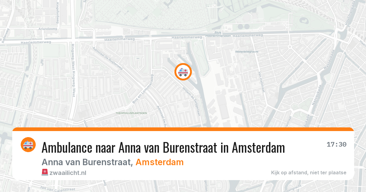 Ambulance naar Anna van Burenstraat in Amsterdam — 26 apr 2026