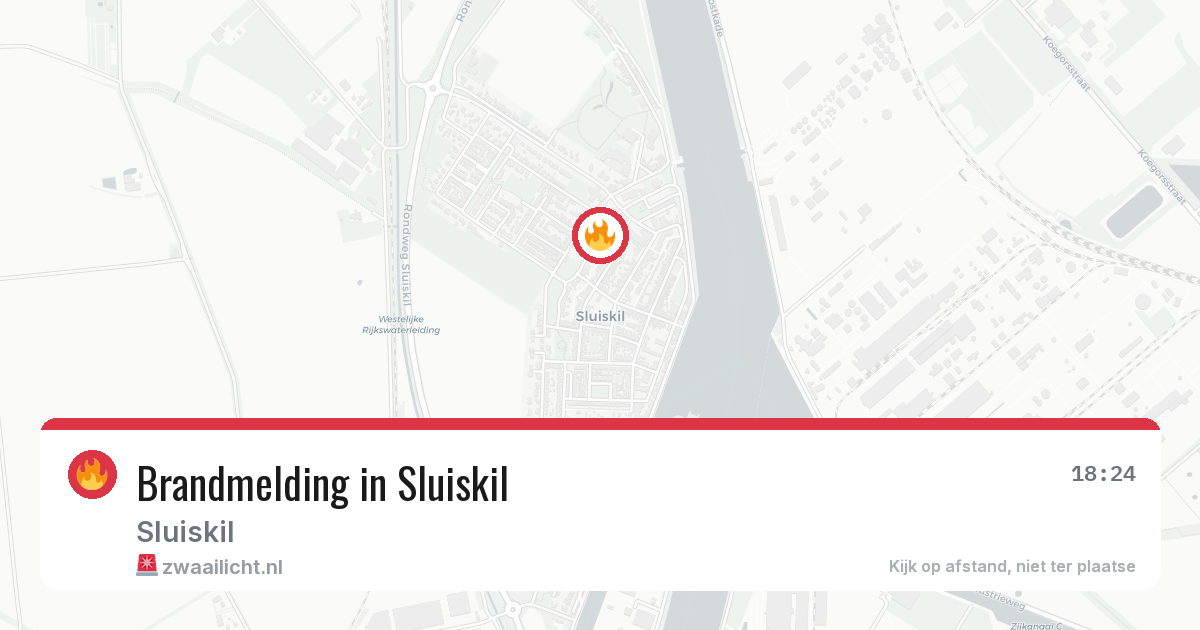 Brandmelding in Sluiskil — 25 jul 2026