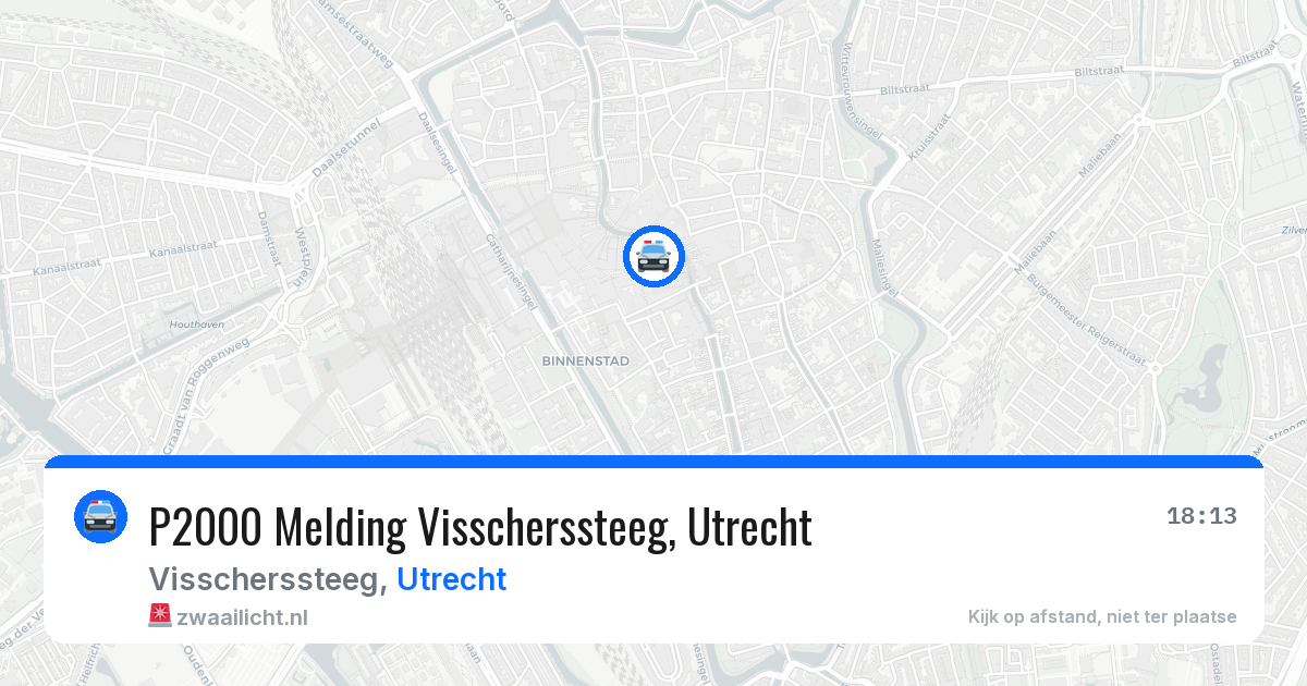 P2000 Melding Visscherssteeg, Utrecht — 16 jan 2026