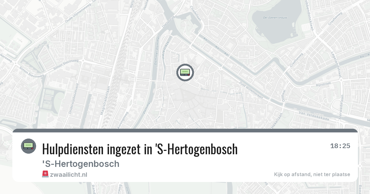 Hulpdiensten ingezet in 'S-Hertogenbosch — 21 mei 2026 | 🚨 Zwaailicht.nl