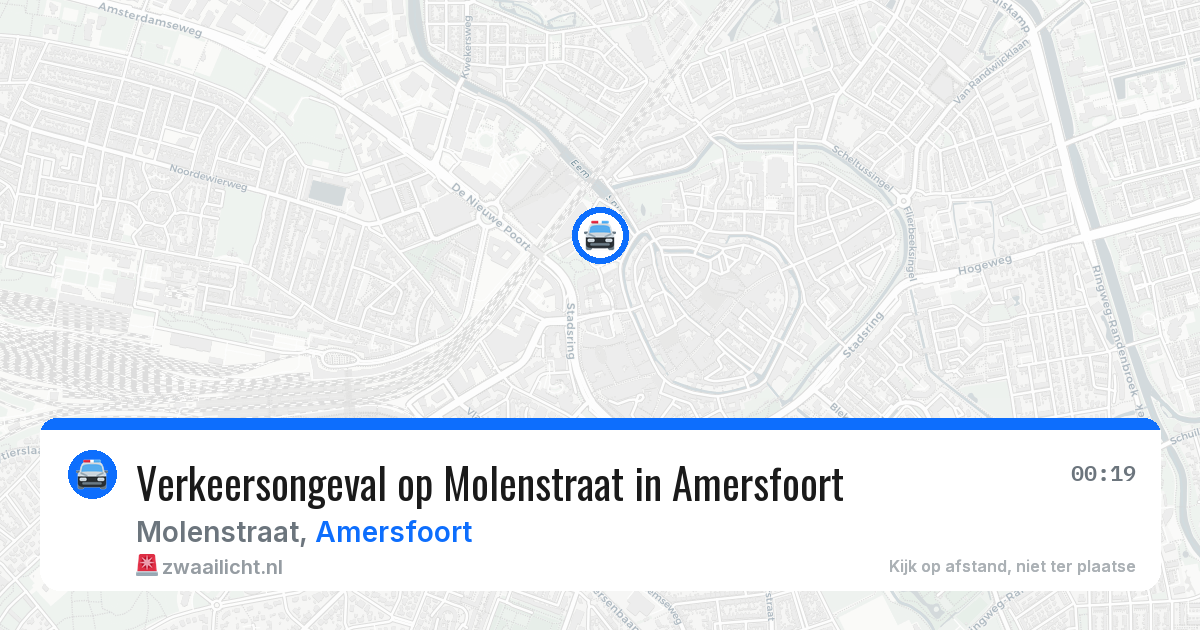 Verkeersongeval op Molenstraat in Amersfoort — 5 jun 2026