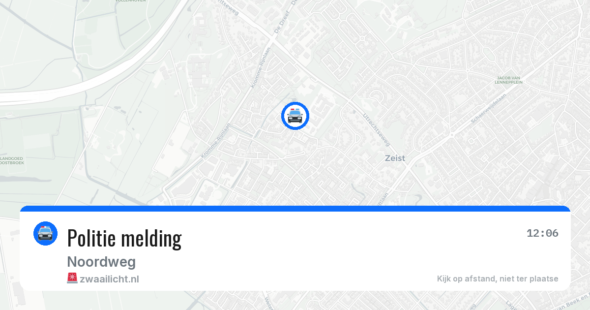 Politie melding — 20 apr 2026
