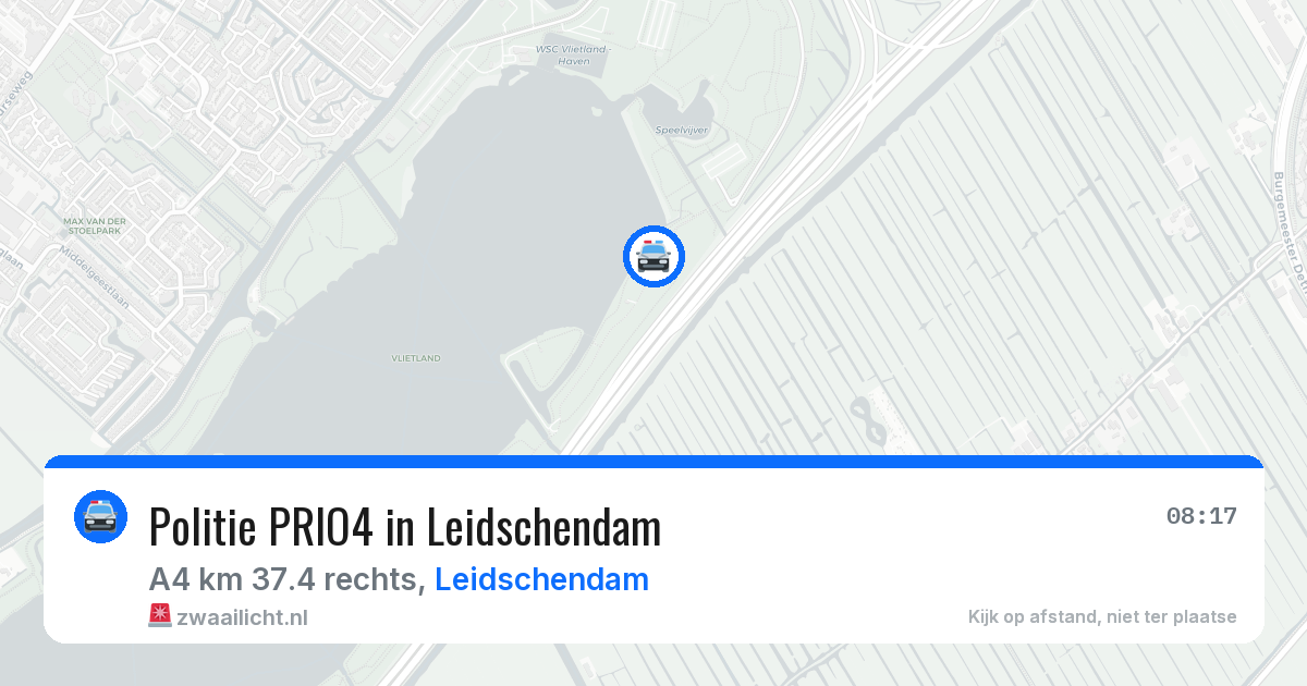 Politie PRIO4 in Leidschendam — 14 aug 2026 | 🚨 Zwaailicht.nl