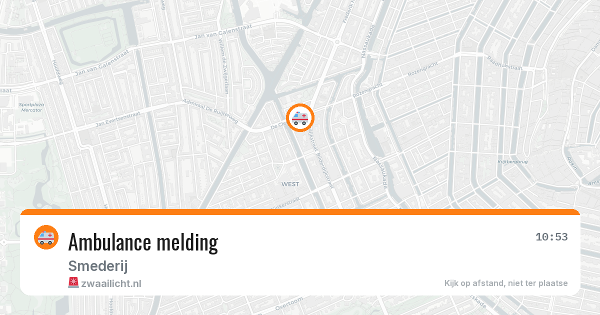 Ambulance melding — 9 feb 2026