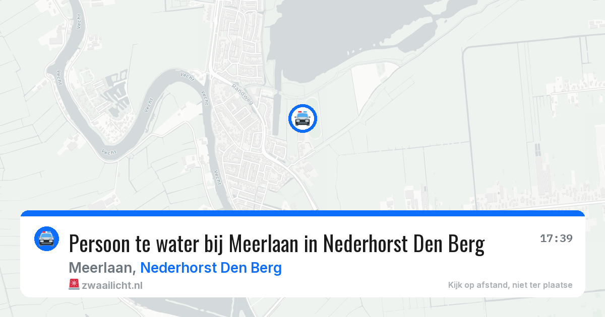 Persoon te water bij Meerlaan in Nederhorst Den Berg — 27 jan 2026