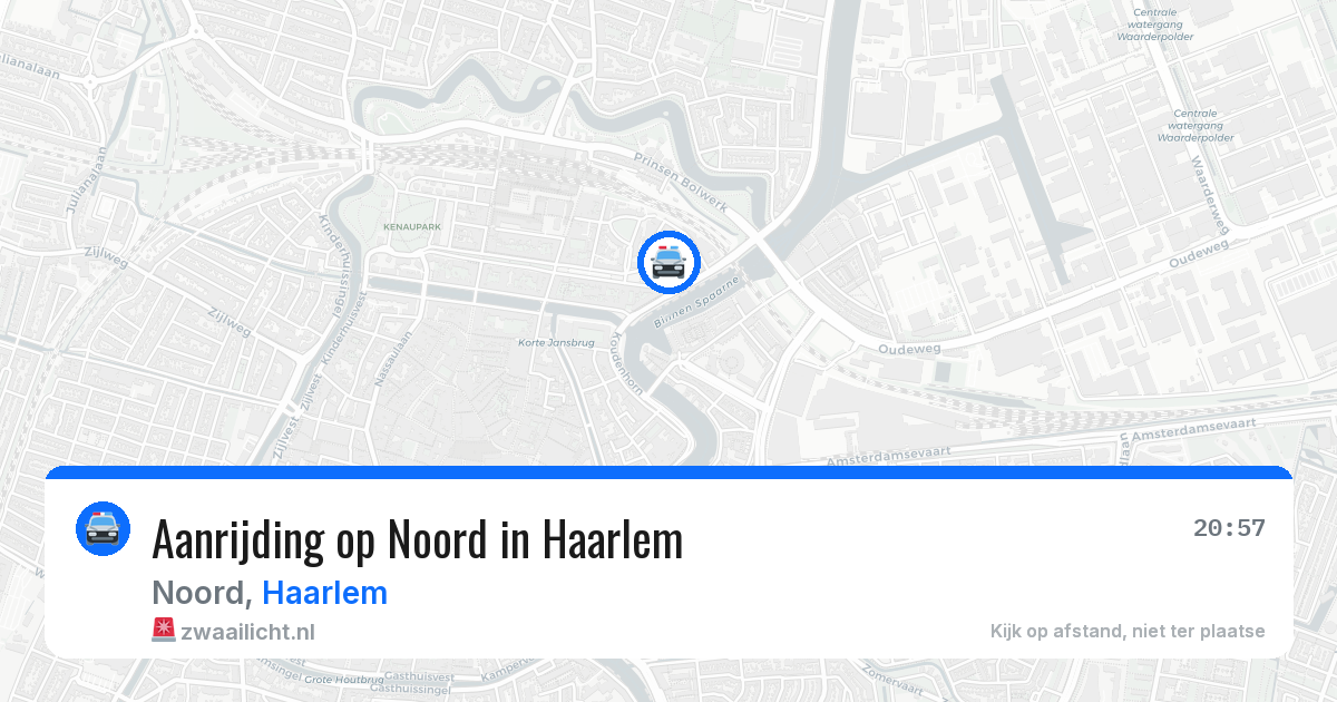 Aanrijding op Noord in Haarlem — 20 mei 2026