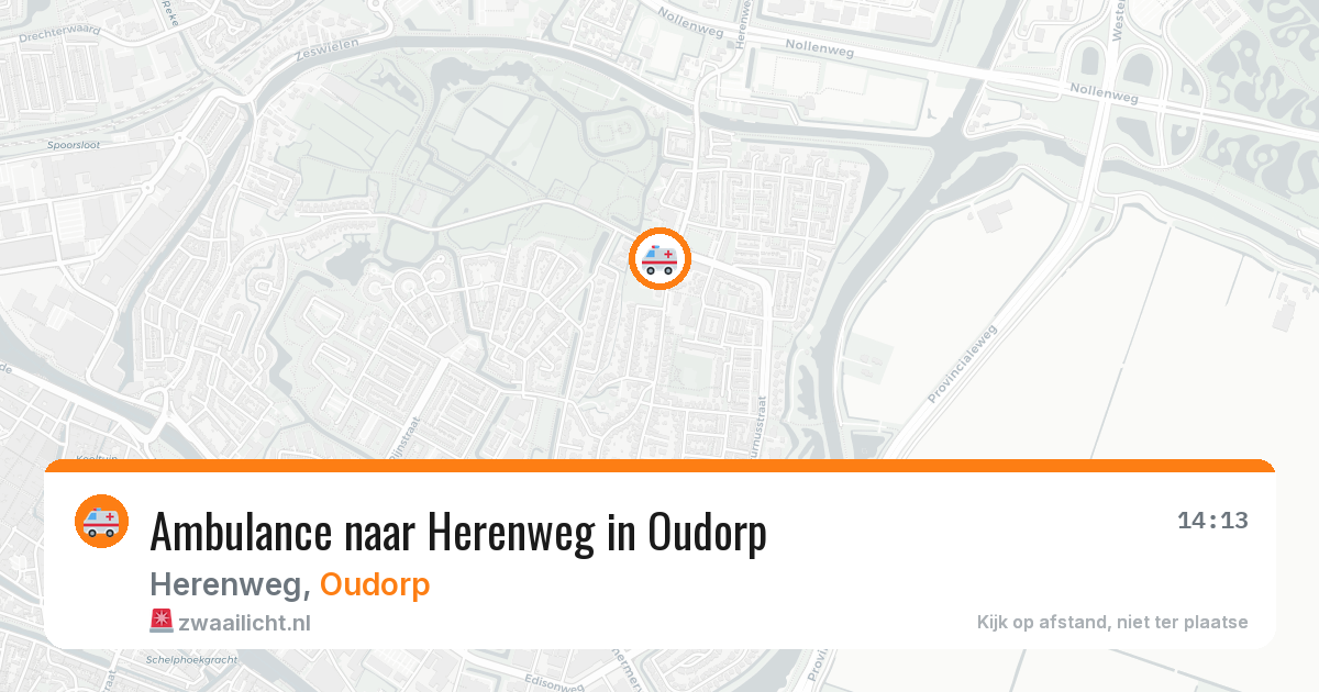 Ambulance naar Herenweg in Oudorp — 11 aug 2026