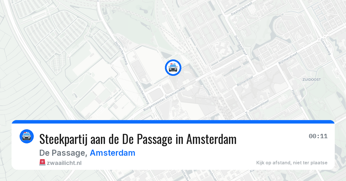 Steekpartij aan de De Passage in Amsterdam — 18 jul 2026
