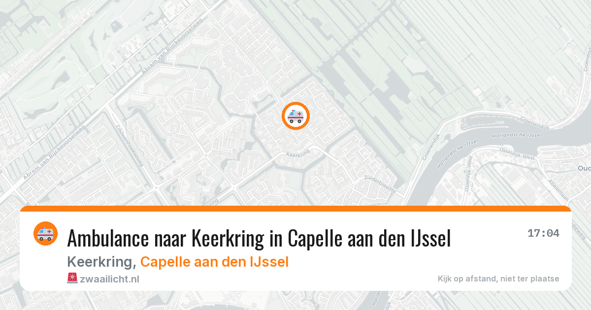 Ambulance naar Keerkring in Capelle aan den IJssel — 29 jul 2026